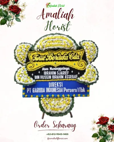 Papan Bunga Duka di Bawang