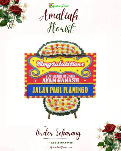 Bunga Papan Congratulation di Bawang
